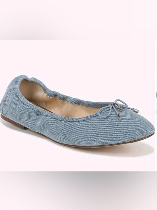 Sam Edelman Shoes - Sam Edelman Felicia Blue Ballet Flat Shoes Msrp $130